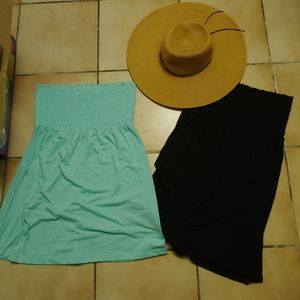 Beach Dress and Hat